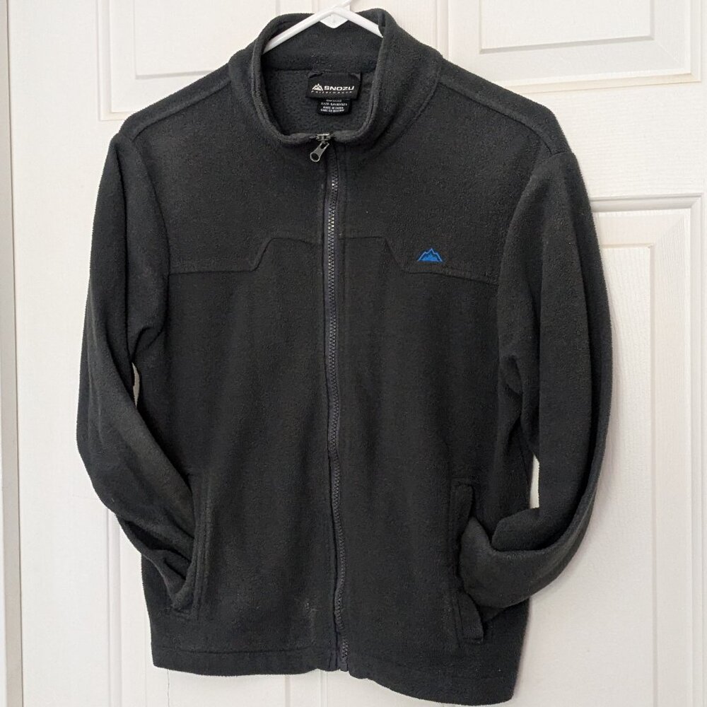 SNOZU Performarce Boy's Sweatshirts Full Zip Size M (10-12) Gray .